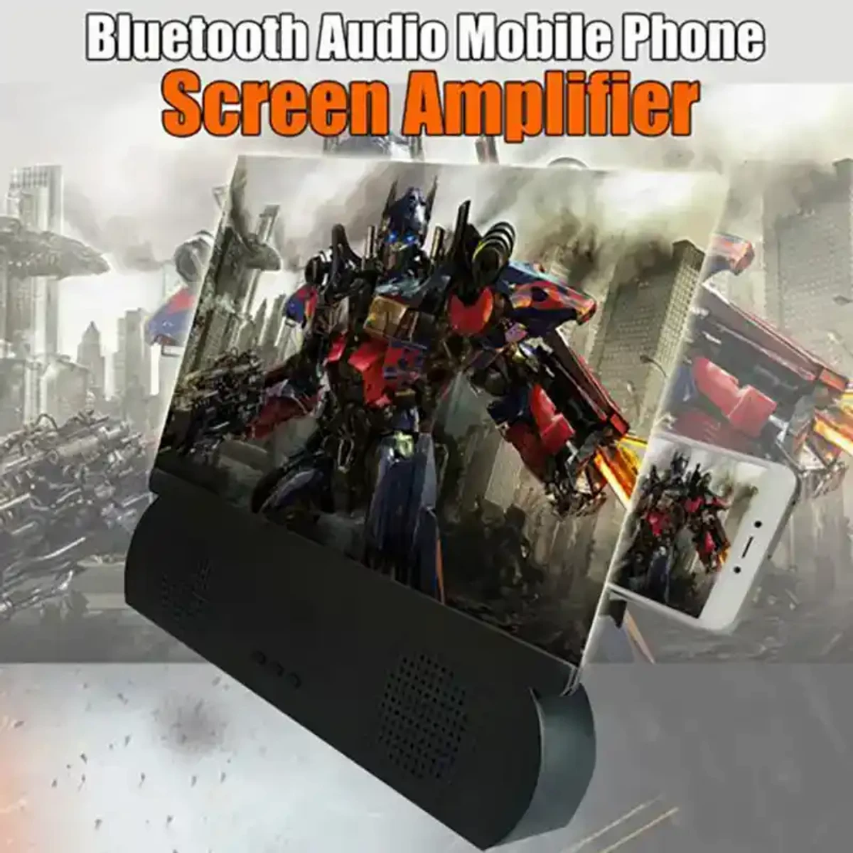 PHONE SCREEN WITH BLUETOOTH SPEAKER